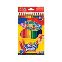 Набор карандашей цветных Colorino JUMBO 12 цветов + точилка