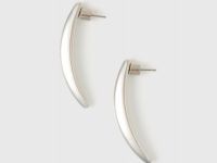 Серьги удлинённые, Серебряный