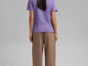 Приталенная футболка из джерси