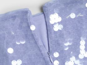 Мини-юбка с пайетками для девочек, Фиолетовый