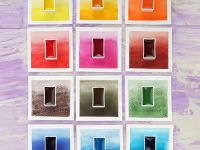 Набор акварели Малевичъ "Veroneze" Ботаника, кюветы 2,5 мл, 12 цветов, металлическая коробка