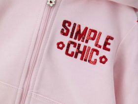 Толстовка на молнии для маленькой девочки