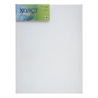 Холст на подрамнике (сосна), 40x50 см, 280 г, 100% хлопок, мелкое зерно, акриловый грунт