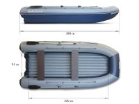Лодка ПВХ ФЛАГМАН DK 380 Air