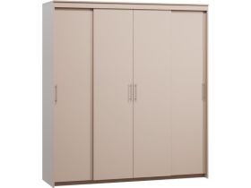 Шкаф-купе Тебар 4-200x220 Латте без зеркал