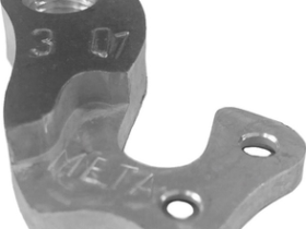 Держатель заднего переключателя "петух" Meta №30.1 фрезерованный (серебристый)