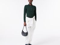 Женское поло Lacoste приталенного кроя из эластичного хлопка