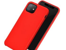 Чехол-накладка Hoco Pure Series для iPhone 14 силиконовый (красный)