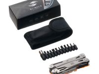 Мультитул Stinger 106 мм, 15 функций, оранжевый, в комплекте нейлоновый чехол