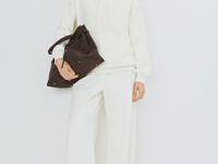 Широкие брюки с лампасами, Бежевый