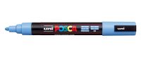 Маркер UNI "POSCA" PC-5M, 1,8-2,5 мм, наконечник пулевидный, цвет голубое небо