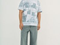 Футболка с принтом, Белый