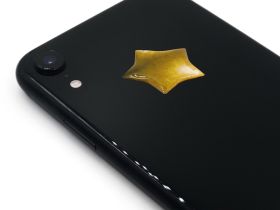 Стикер объемный "Золотая звезда"