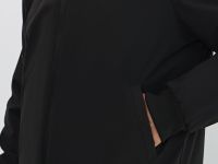 Утеплённая куртка с воротником-стойкой, Черный