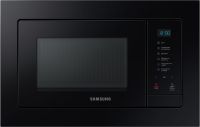 Встраиваемая микроволновая печь Samsung MS23A7118AK/BW, 23 л черное стекло