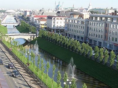 Протока Булак (канал, соединяющий  оз.Кабан с р.Казанкой)