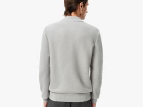Мужской кардиган Lacoste на молнии классического кроя