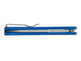 Складной нож Pro-Tech Malibu Reverse Tanto, сталь Magnacut, рукоять синий алюминий