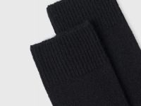 Носки из пряжи с кашемиром, Черный