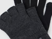 Перчатки с митенками для мальчиков, Серый