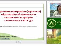 Ежедневное планирование (карта-план) образовательной деятельности и воспитания на прогулке в соответствии с ФГОС ДО