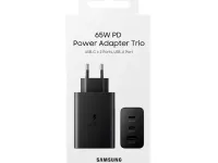 Сетевое зарядное устройство Samsung Super Fast Charger 2хType-C/USB 3.0 /65W (черный)