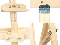 Мольберт напольный Лира с бегунком Гамма "Студия" 53*71*170см, съемная полка, 2 стакана в комплекте,