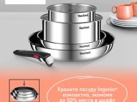 Набор посуды Tefal Ingenio Emotion из 5 предметов 16/20/22/28 см L897S574