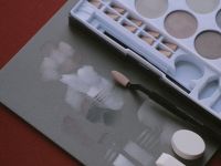 Набор прессованной пастели nuance., Tablette chromatique, серые оттенки, 10 цв., с инструментами