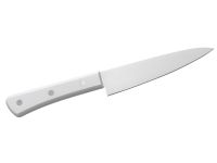 Набор кухонных ножей Hatamoto Sakana WJPS-002 "Поварская тройка", сталь AUS-8, рукоять ABS-пластик, белый