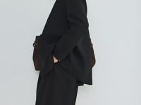 Классические шорты со складками, Черный