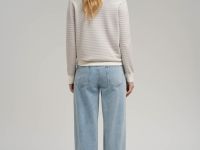 Джемпер полуприлегающего кроя с хлопком