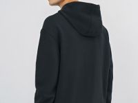 Худи из хлопка, Черный