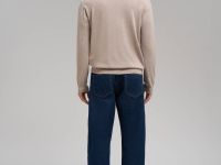 Джемпер-поло полуприлегающего кроя с шерстью