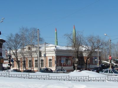 Жилой дом Пушечных заводов, где в 1917 г. находился штаб Красной гвардии