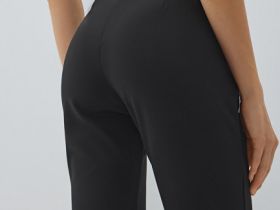 Зауженные брюки капри, Черный