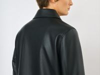 Куртка из искусственной кожи, Черный