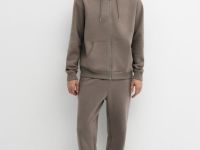 Базовая толстовка на молнии, Бежевый