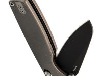 Складной нож Kizer Original 2 Sheepsfoot, сталь S45VN, рукоять титан, серый
