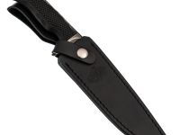 Тактический нож Конунг, сталь 8Сr13MoV, рукоять резинопласт, черный