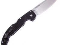 Нож складной Cold Steel Voyager Extra Large Drop Plain Edge, сталь Aus-10A, рукоять Griv-Ex, черный