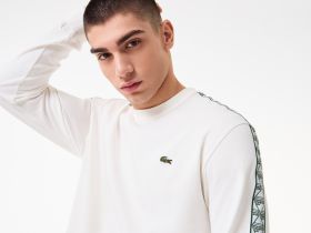 Мужская хлопковая футболка Lacoste