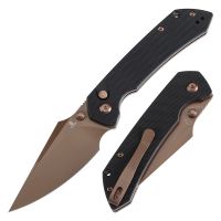 Складной нож Tenable Fenrir, сталь 14C28N, рукоять G10, черный