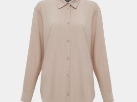 Блузка свободного силуэта из тенселя