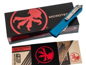 Автоматический выкидной нож Microtech Ultratech 121-10BL, сталь M390, рукоять алюминий