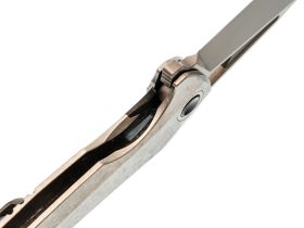 Складной нож TUOTOWN Magpie, сталь M390, рукоять Crystal Titanium