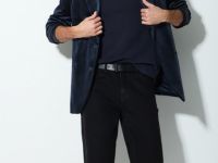 Футболка из гладкой ткани, Синий