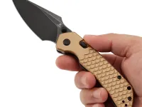 Складной нож Tenable Fenrir, сталь Nitro-V, рукоять алюминий, бронзовый
