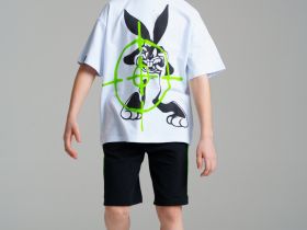 Комплект трикотажный для мальчиков: фуфайка (футболка), шорты