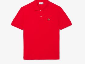 Мужское поло Lacoste из смеси эластичного органического хлопка